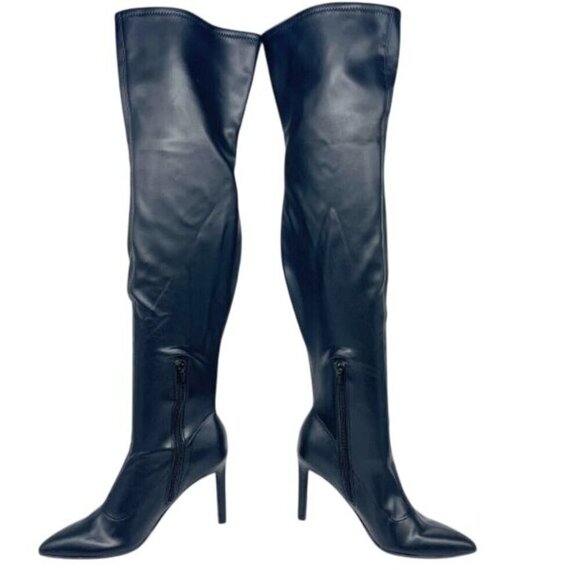 Open Edit Kami Black Over-The-Knee Boots Size 8.5M - Picture 5 of 8